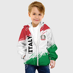 Куртка с капюшоном детская MADE IN ITALY, цвет: 3D-белый — фото 2
