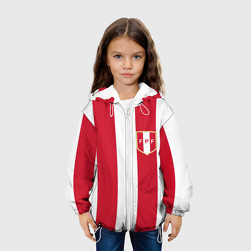 Детская куртка Сборная Перу / 3D-Белый – фото 3