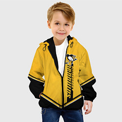Куртка с капюшоном детская Pittsburgh Penguins, цвет: 3D-черный — фото 2
