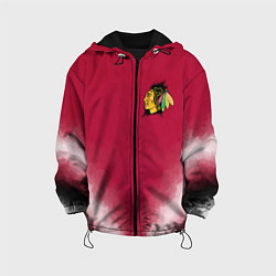 Куртка с капюшоном детская Chicago Blackhawks, цвет: 3D-черный