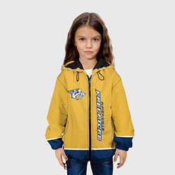 Куртка с капюшоном детская Nashville Predators, цвет: 3D-черный — фото 2