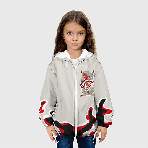 Детская куртка Carolina Hurricanes / 3D-Белый – фото 3