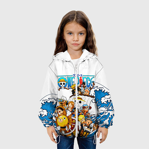 Детская куртка ONE PIECE ВАН ПИС МОРЕ / 3D-Белый – фото 3