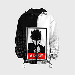 Куртка с капюшоном детская СОН ДЖИН ВУ SOLO LEVELING, цвет: 3D-черный