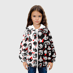 Куртка с капюшоном детская SOLO LEVELING ГИЛЬДИИ, цвет: 3D-белый — фото 2