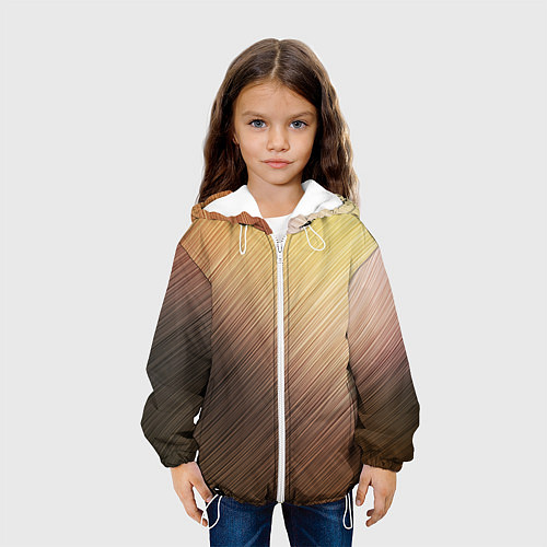 Детская куртка Texture Sun Glare / 3D-Белый – фото 3