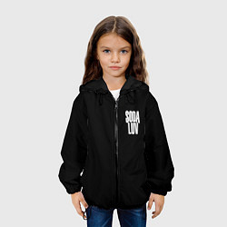 Куртка с капюшоном детская Репер - SODA LUV, цвет: 3D-черный — фото 2