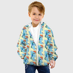 Куртка с капюшоном детская Rainbow Dash, цвет: 3D-белый — фото 2