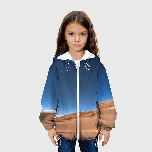 Детская куртка Пустыня / 3D-Белый – фото 3