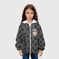 Куртка с капюшоном детская LIVERPOOL ЛИВЕРПУЛЬ LV, цвет: 3D-белый — фото 2