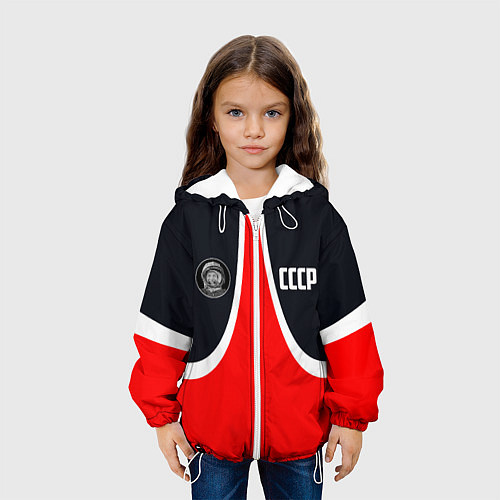 Детская куртка СССР ГАГАРИН / 3D-Белый – фото 3