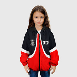 Куртка с капюшоном детская СССР ГАГАРИН, цвет: 3D-черный — фото 2