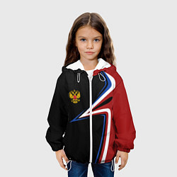 Куртка с капюшоном детская РОССИЯ RUSSIA UNIFORM, цвет: 3D-белый — фото 2