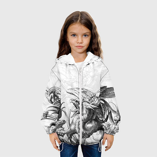 Детская куртка Грифон / 3D-Белый – фото 3