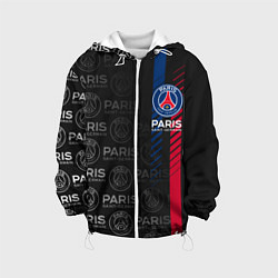 Куртка с капюшоном детская ФК ПСЖ PARIS SAINT GERMAIN, цвет: 3D-белый