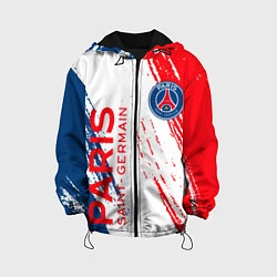 Куртка с капюшоном детская ФК ПСЖ FC PSG PARIS SG, цвет: 3D-черный