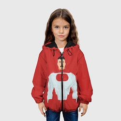 Куртка с капюшоном детская Омни-Мэн Нолан Грейсон, цвет: 3D-черный — фото 2