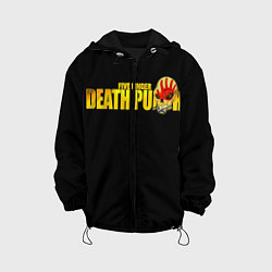 Куртка с капюшоном детская FFDP Five Finger Death Punch, цвет: 3D-черный