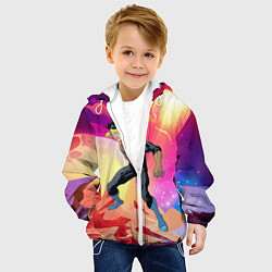 Куртка с капюшоном детская Марк Грэйсон Неуязвимый, цвет: 3D-белый — фото 2