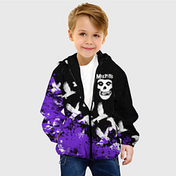 Куртка с капюшоном детская MISFITS 6, цвет: 3D-черный — фото 2