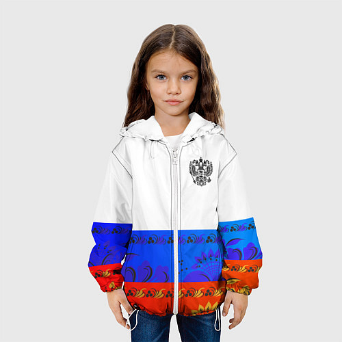 Детская куртка Russia 3 / 3D-Белый – фото 3