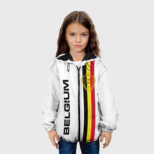 Детская куртка СБОРНАЯ БЕЛЬГИИ / 3D-Черный – фото 3