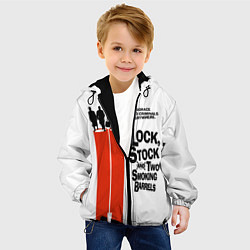 Куртка с капюшоном детская Карты, деньги, два ствола, цвет: 3D-черный — фото 2