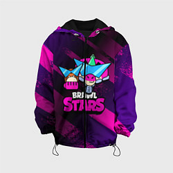 Куртка с капюшоном детская Плохиш Базз Buzz Brawl Stars, цвет: 3D-черный