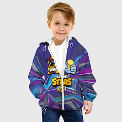 Куртка с капюшоном детская Грифф Griff Brawl Stars, цвет: 3D-белый — фото 2