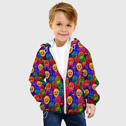 Куртка с капюшоном детская Воздушные Шарики, цвет: 3D-белый — фото 2