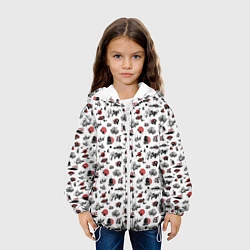 Куртка с капюшоном детская Япония, цвет: 3D-белый — фото 2