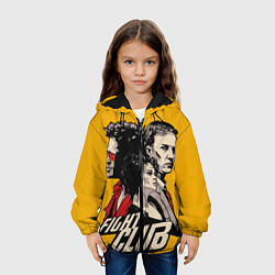 Куртка с капюшоном детская Бойцовский Клуб Три личности, цвет: 3D-черный — фото 2
