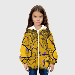 Куртка с капюшоном детская Nessy, цвет: 3D-белый — фото 2