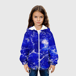 Куртка с капюшоном детская Морские волны!, цвет: 3D-белый — фото 2