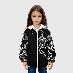 Куртка с капюшоном детская ХАНЕМИЯ КАЗУТОРА KAZUTORA, цвет: 3D-белый — фото 2