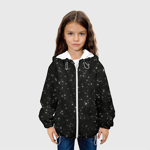 Детская куртка Звезды / 3D-Белый – фото 3