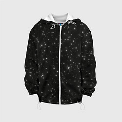 Куртка с капюшоном детская Звезды, цвет: 3D-белый