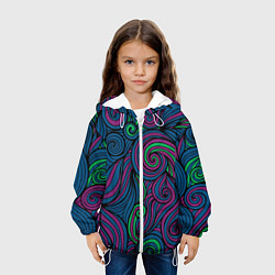 Куртка с капюшоном детская Сказочный лес, цвет: 3D-белый — фото 2