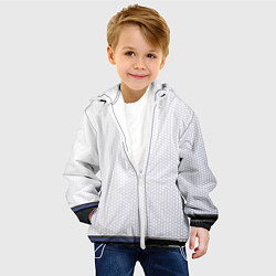 Куртка с капюшоном детская Абстракт, цвет: 3D-белый — фото 2