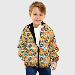 Куртка с капюшоном детская Музыка, цвет: 3D-черный — фото 2