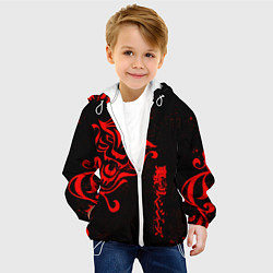 Куртка с капюшоном детская КАЗУТОРА ХАНЕМИЯ ВАЛЬХАЛЛА, цвет: 3D-белый — фото 2
