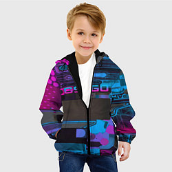 Куртка с капюшоном детская CS GO Decimator Опустошитель, цвет: 3D-черный — фото 2