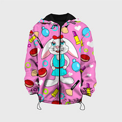 Детская куртка Кролик и косметика