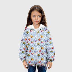 Куртка с капюшоном детская Праздничные Игрушки, цвет: 3D-белый — фото 2