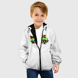 Куртка с капюшоном детская Merch - DJ MUSICVIDEO, цвет: 3D-черный — фото 2
