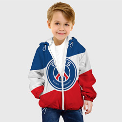 Куртка с капюшоном детская Paris Saint-Germain FC, цвет: 3D-белый — фото 2