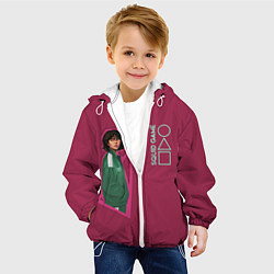 Куртка с капюшоном детская Игрок Сэ Бёк, цвет: 3D-белый — фото 2