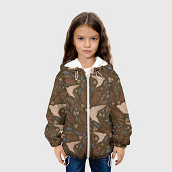 Куртка с капюшоном детская Литой стриж, цвет: 3D-белый — фото 2
