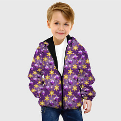 Куртка с капюшоном детская Игрушки украшения, цвет: 3D-черный — фото 2
