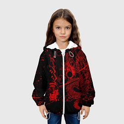 Куртка с капюшоном детская ТОКИЙСКИЕ МСТИТЕЛИ КРАСНЫЙ ДРАКОН, цвет: 3D-белый — фото 2